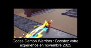 Codes Demon Warriors : Boostez votre expérience en novembre 2025