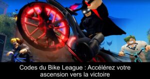 Codes du Bike League : Accélérez votre ascension vers la victoire