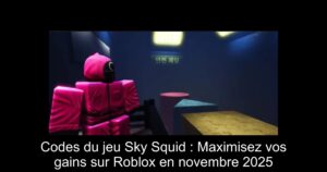 Codes du jeu Sky Squid : Maximisez vos gains sur Roblox en novembre 2025