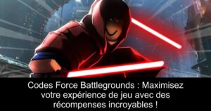 Codes Force Battlegrounds : Maximisez votre expérience de jeu avec des récompenses incroyables !