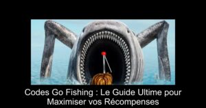 Codes Go Fishing : Le Guide Ultime pour Maximiser vos Récompenses