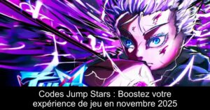 Codes Jump Stars : Boostez votre expérience de jeu en novembre 2025