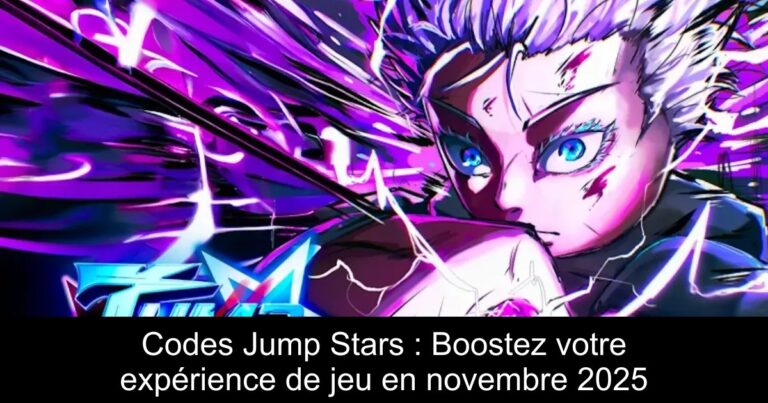 Codes Jump Stars : Boostez votre expérience de jeu en novembre 2025