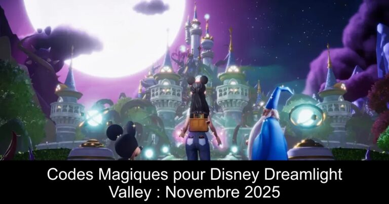 Codes Magiques pour Disney Dreamlight Valley : Novembre 2025
