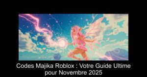 Codes Majika Roblox : Votre Guide Ultime pour Novembre 2025