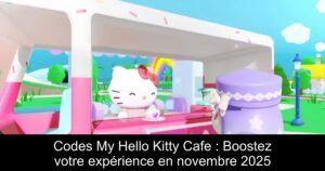 Codes My Hello Kitty Cafe : Boostez votre expérience en novembre 2025