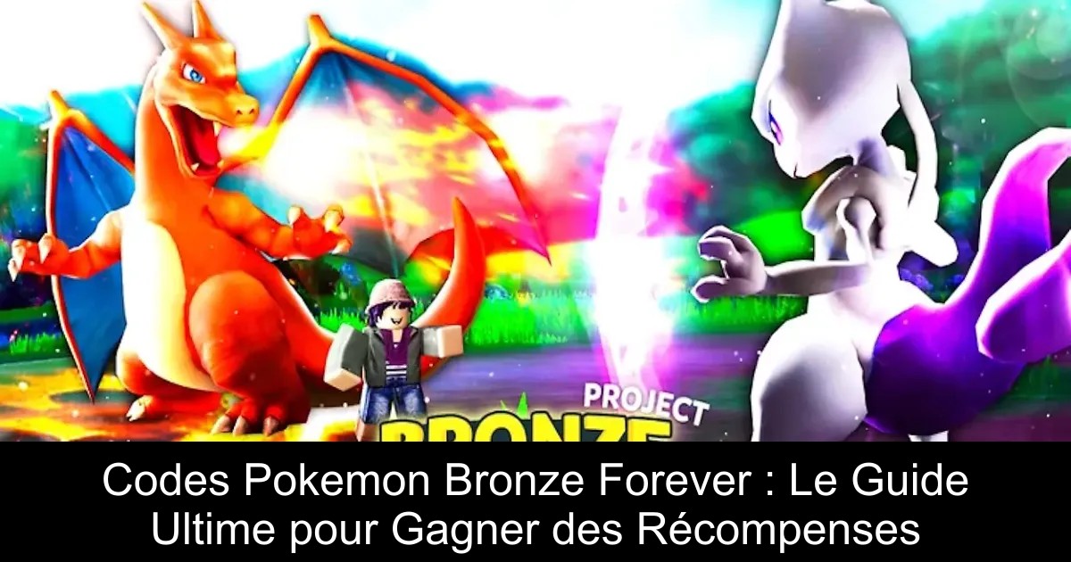 Codes Pokemon Bronze Forever : Le Guide Ultime pour Gagner des Récompenses