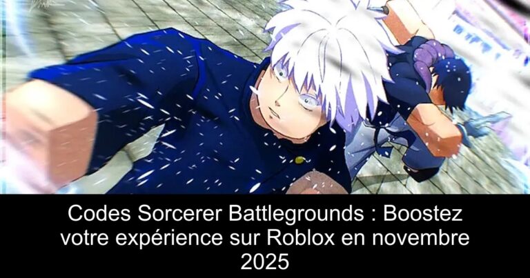 Codes Sorcerer Battlegrounds : Boostez votre expérience sur Roblox en novembre 2025