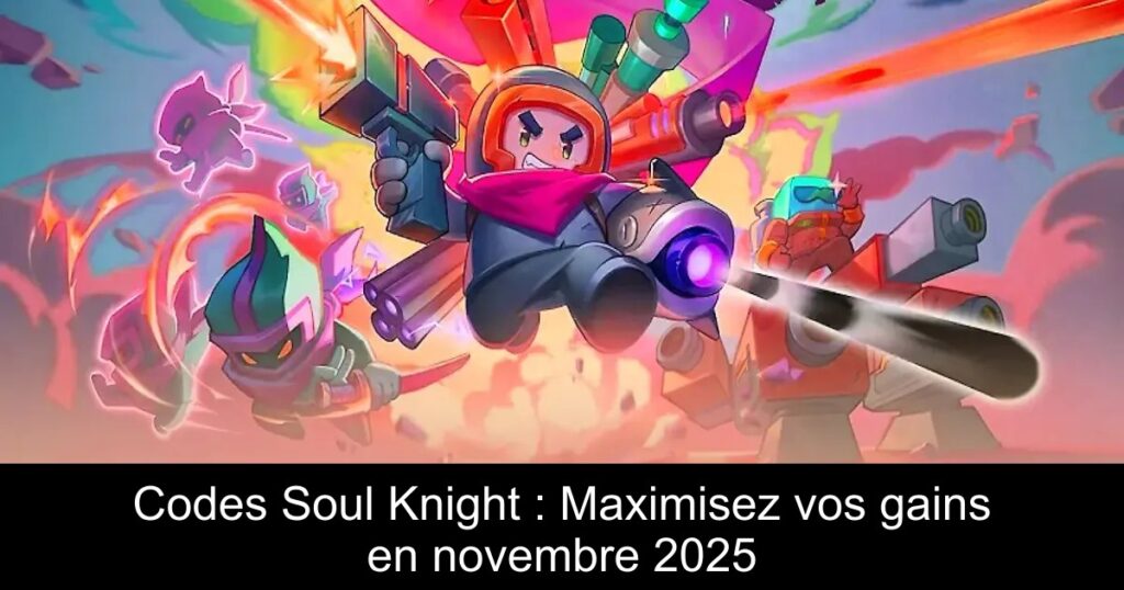Codes Soul Knight : Maximisez vos gains en novembre 2025