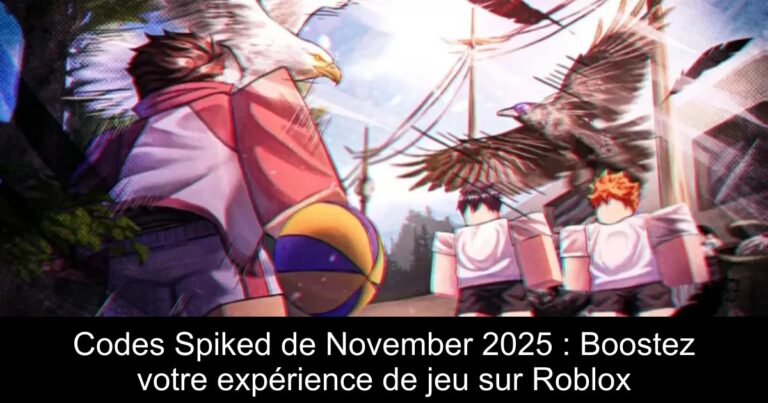 Codes Spiked de November 2025 : Boostez votre expérience de jeu sur Roblox