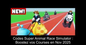 Codes Super Animal Race Simulator : Boostez vos Courses en Nov 2025