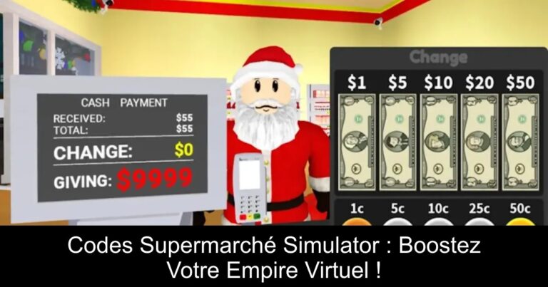 Codes Supermarché Simulator : Boostez Votre Empire Virtuel !