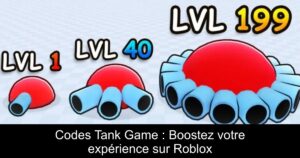 Codes Tank Game : Boostez votre expérience sur Roblox