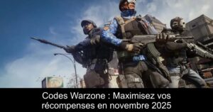 Codes Warzone : Maximisez vos récompenses en novembre 2025
