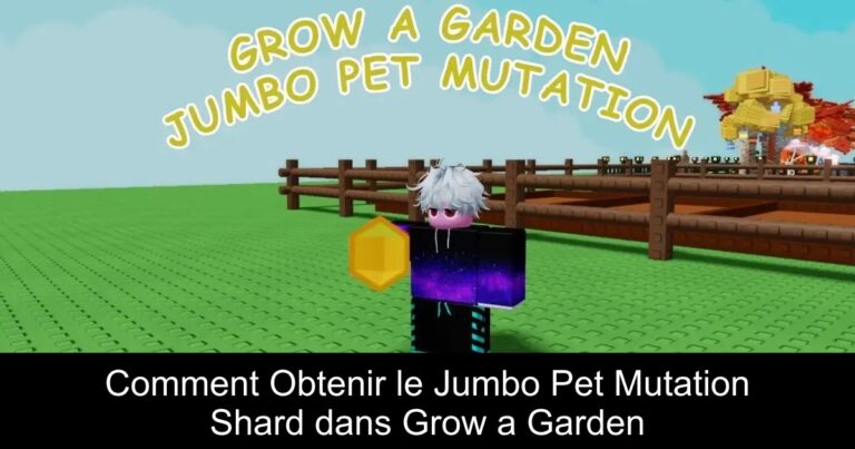 Comment Obtenir le Jumbo Pet Mutation Shard dans Grow a Garden
