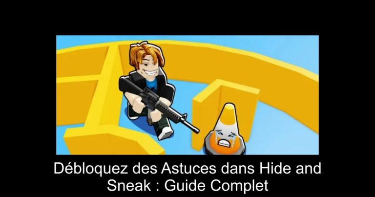 Débloquez des Astuces dans Hide and Sneak : Guide Complet