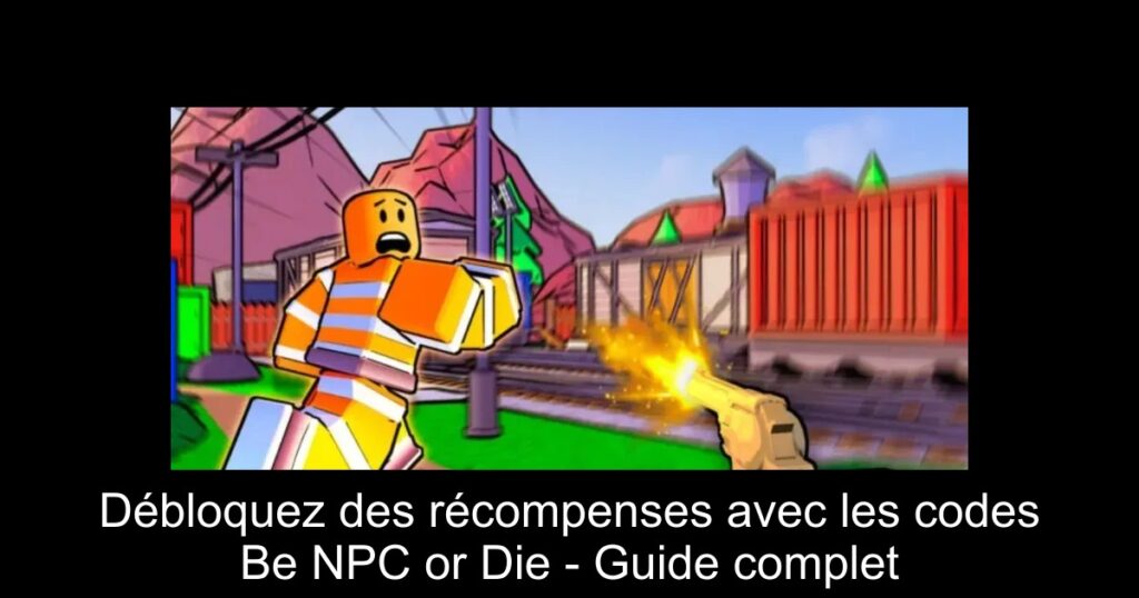 Débloquez des récompenses avec les codes Be NPC or Die – Guide complet