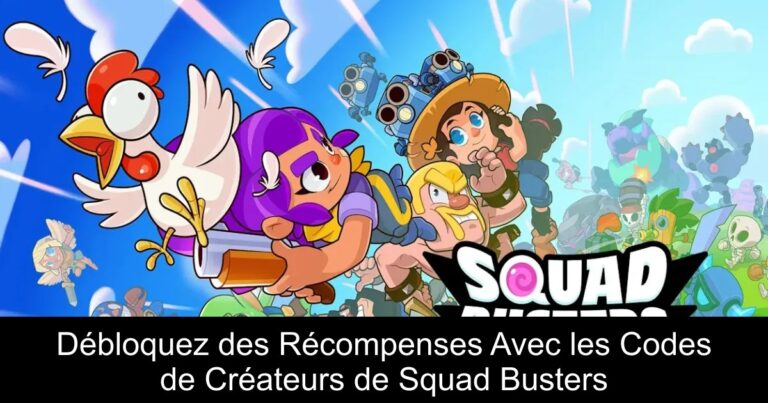 Débloquez des Récompenses Avec les Codes de Créateurs de Squad Busters