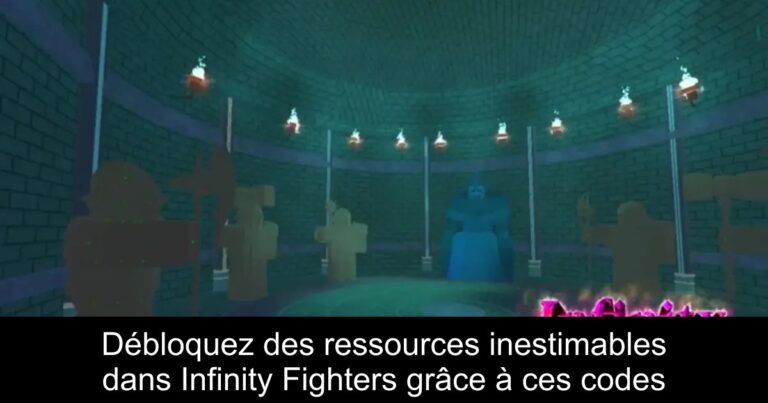 Débloquez des ressources inestimables dans Infinity Fighters grâce à ces codes