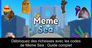 Débloquez des richesses avec les codes de Meme Sea : Guide complet