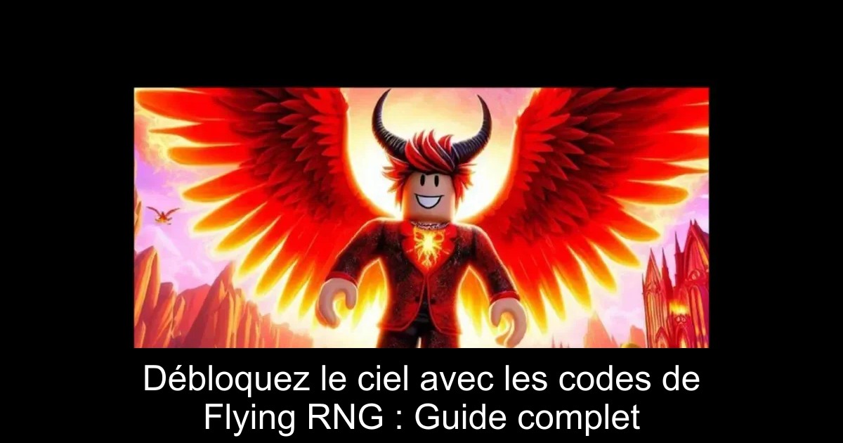 Débloquez le ciel avec les codes de Flying RNG : Guide complet