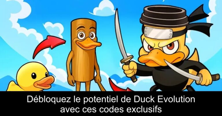 Débloquez le potentiel de Duck Evolution avec ces codes exclusifs