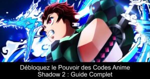 Débloquez le Pouvoir des Codes Anime Shadow 2 : Guide Complet