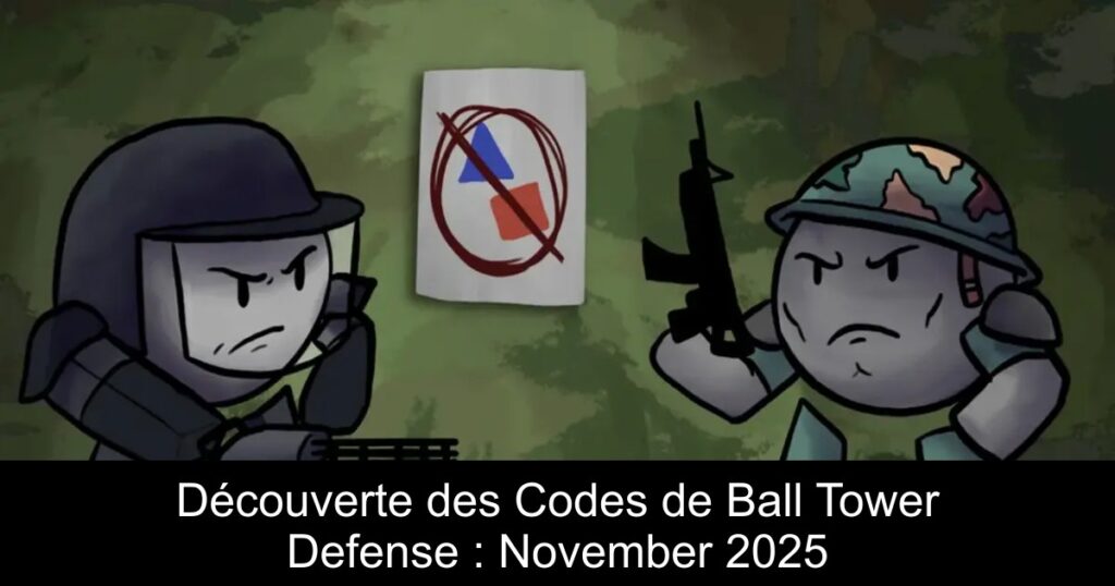 Découverte des Codes de Ball Tower Defense : November 2025