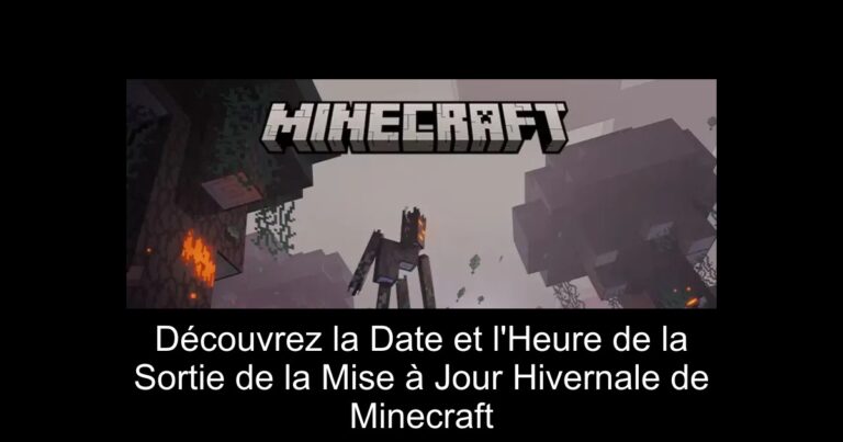 Découvrez la Date et l'Heure de la Sortie de la Mise à Jour Hivernale de Minecraft
