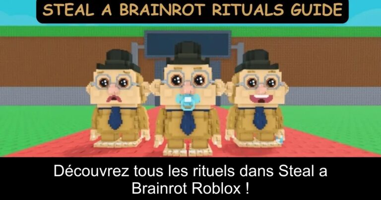 Découvrez tous les rituels dans Steal a Brainrot Roblox !