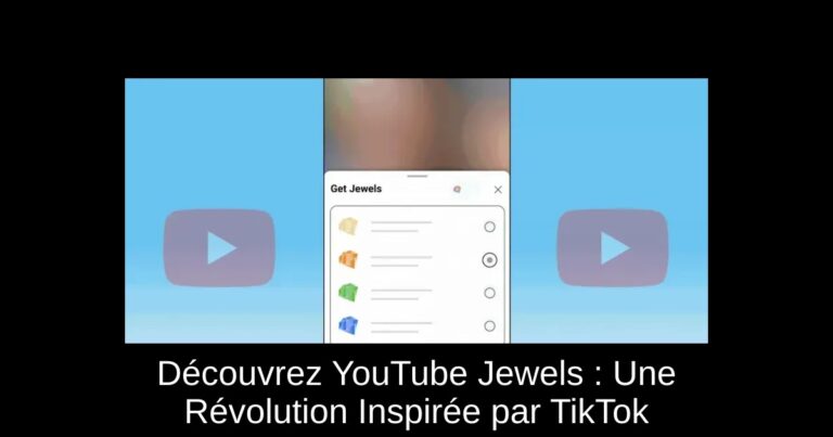 Découvrez YouTube Jewels : Une Révolution Inspirée par TikTok