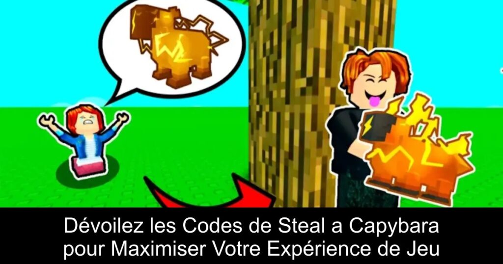 Dévoilez les Codes de Steal a Capybara pour Maximiser Votre Expérience de Jeu