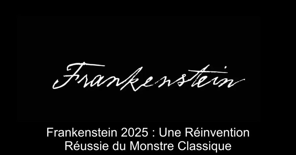 Frankenstein 2025 : Une Réinvention Réussie du Monstre Classique