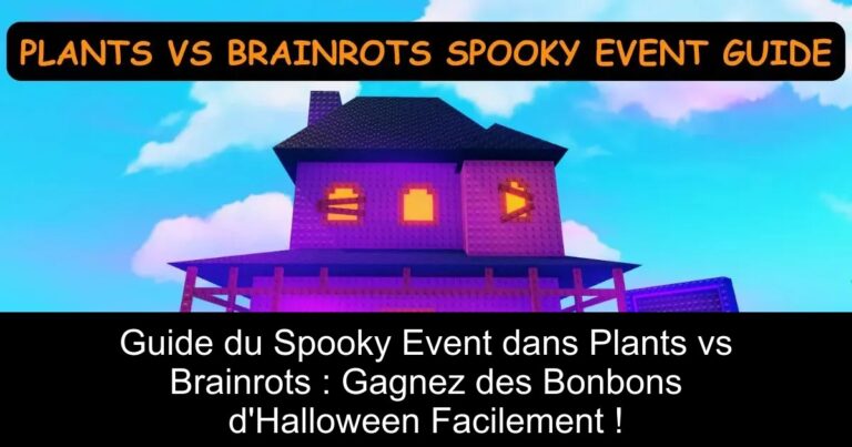 Guide du Spooky Event dans Plants vs Brainrots : Gagnez des Bonbons d'Halloween Facilement !