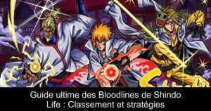 Guide ultime des Bloodlines de Shindo Life : Classement et stratégies