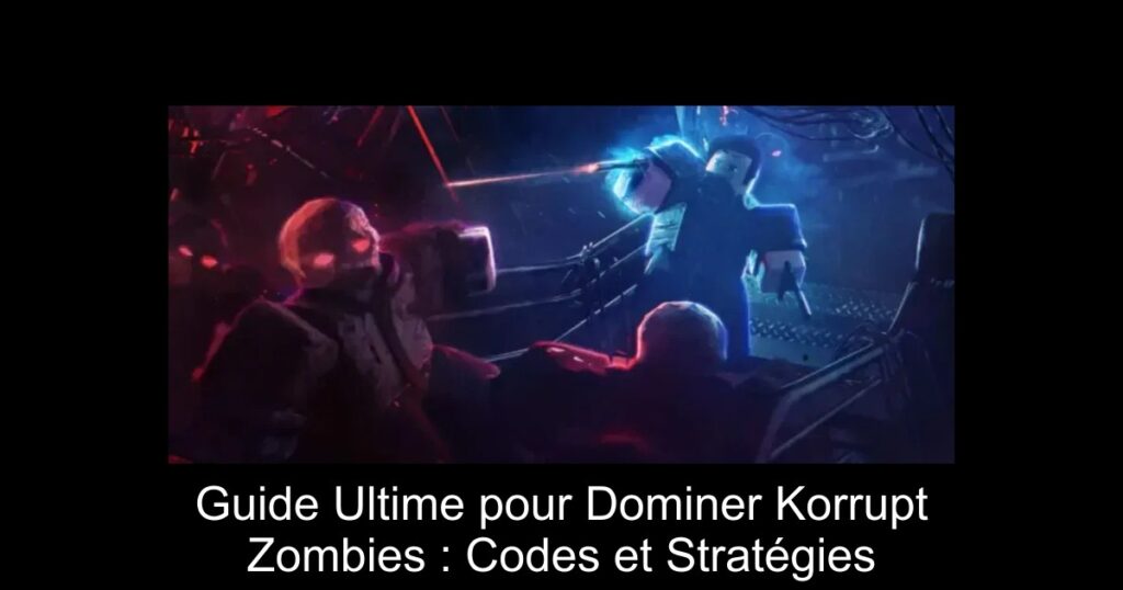 Guide Ultime pour Dominer Korrupt Zombies : Codes et Stratégies