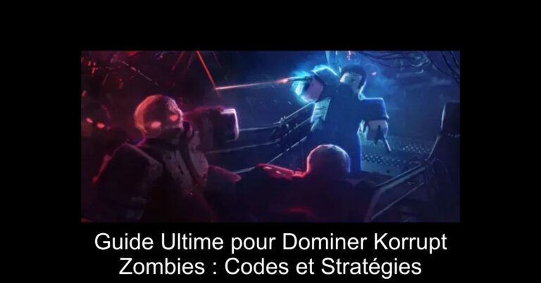 Guide Ultime pour Dominer Korrupt Zombies : Codes et Stratégies
