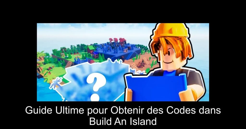 Guide Ultime pour Obtenir des Codes dans Build An Island