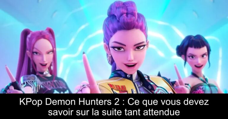 KPop Demon Hunters 2 : Ce que vous devez savoir sur la suite tant attendue