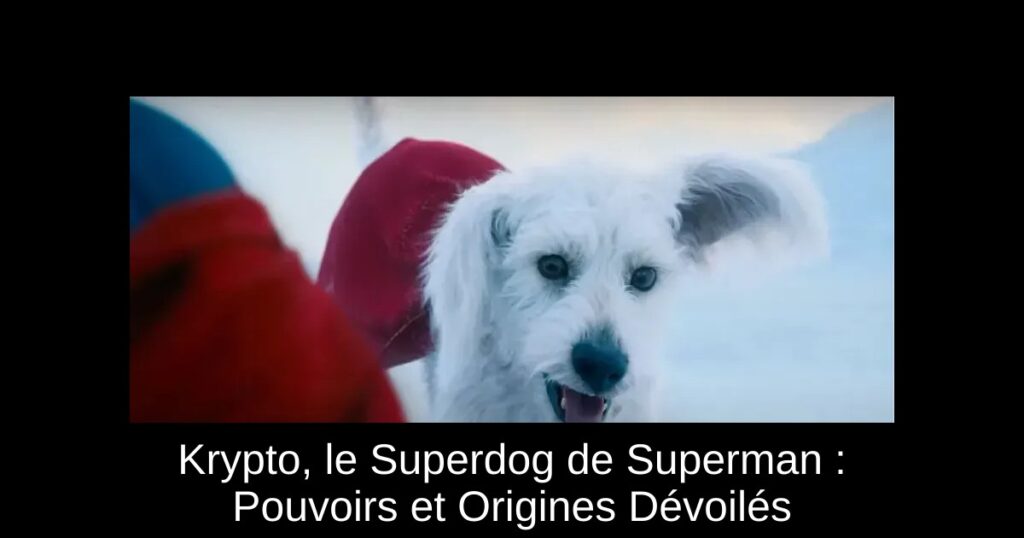 Krypto, le Superdog de Superman : Pouvoirs et Origines Dévoilés