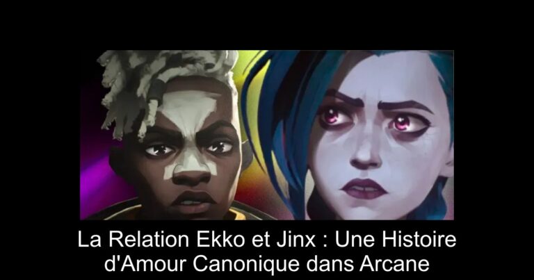 La Relation Ekko et Jinx : Une Histoire d'Amour Canonique dans Arcane