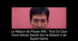 Le Retour de Player 456 : Tout Ce Que Vous Devez Savoir Sur la Saison 2 de Squid Game