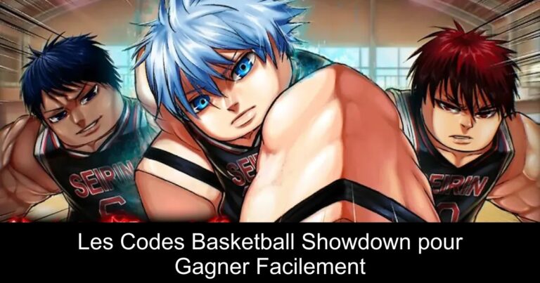 Les Codes Basketball Showdown pour Gagner Facilement