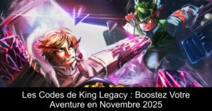 Les Codes de King Legacy : Boostez Votre Aventure en Novembre 2025