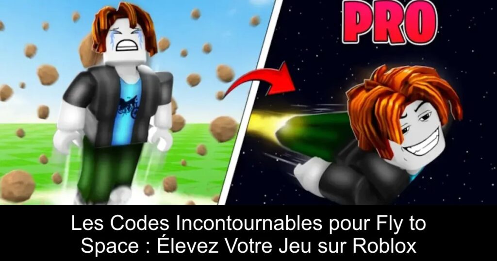 Les Codes Incontournables pour Fly to Space : Élevez Votre Jeu sur Roblox