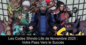 Les Codes Shindo Life de Novembre 2025 : Votre Pass Vers le Succès