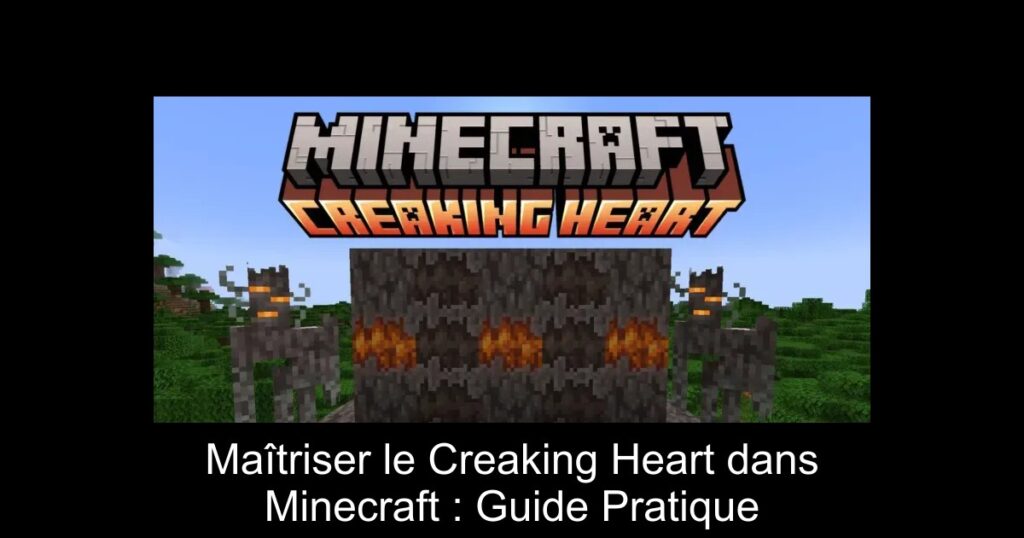 Maîtriser le Creaking Heart dans Minecraft : Guide Pratique