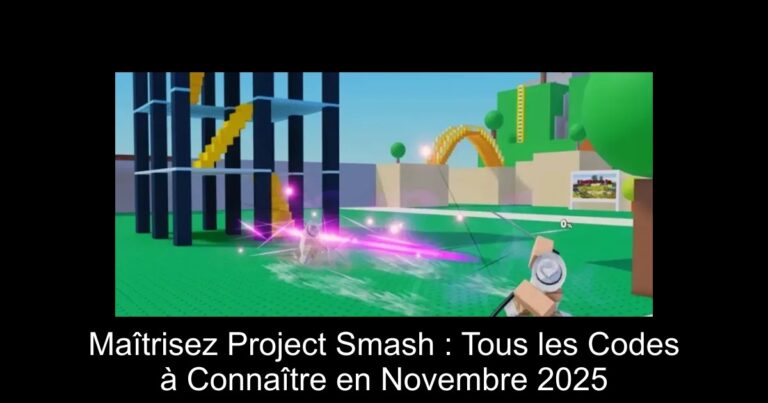Maîtrisez Project Smash : Tous les Codes à Connaître en Novembre 2025
