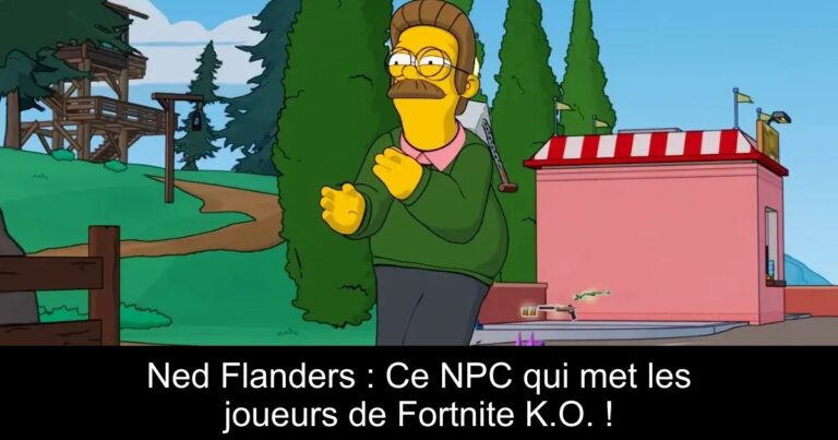 Ned Flanders : Ce NPC qui met les joueurs de Fortnite K.O. !