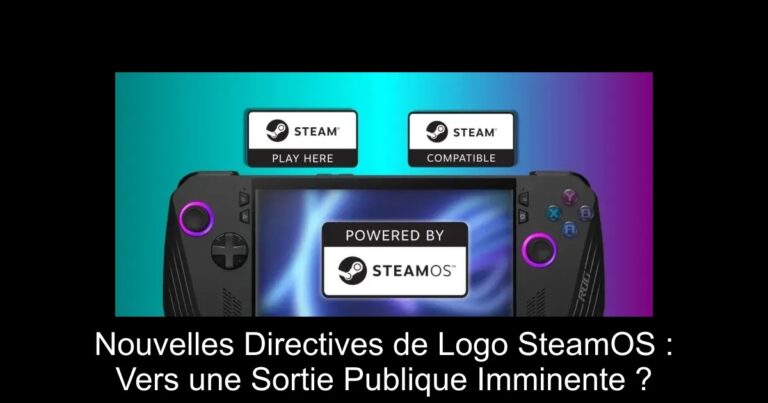 Nouvelles Directives de Logo SteamOS : Vers une Sortie Publique Imminente ?